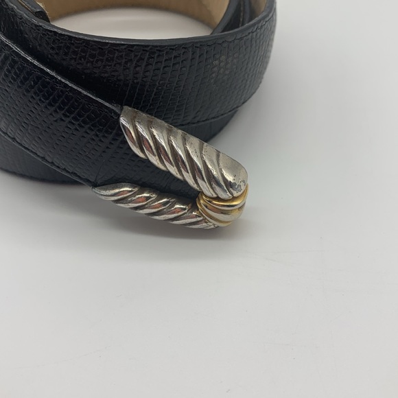 Vintage Brighton Museum Collection Belt Roman Coins Black Leather Sz Large FLAWS - Picture 3 of 16